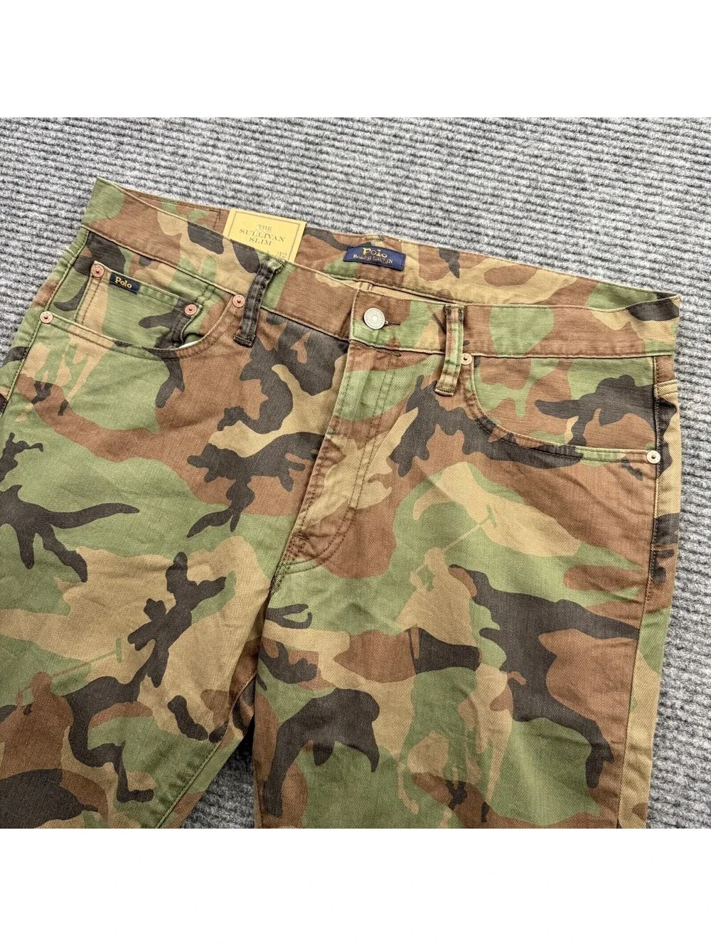 Polo Ralph Lauren Sullivan Slim Camouflage Denim Men’s Size 32x30 Stretch NWT